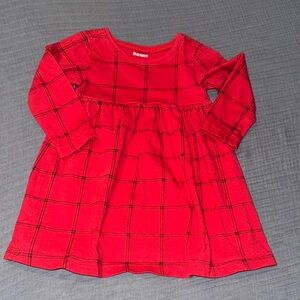 Old Navy Red Plaid Dress